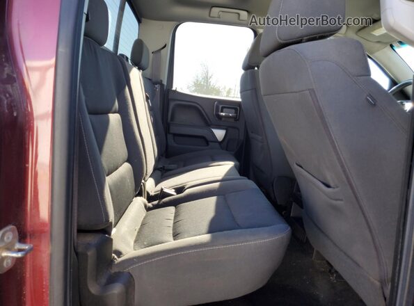 1GCVKREC7GZ180624 2016 CHEVROLET 1500 Burgundy Rear seats view