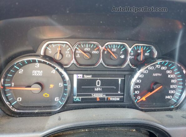 1GCVKREC7GZ180624 2016 CHEVROLET 1500 Burgundy Instrument cluster view