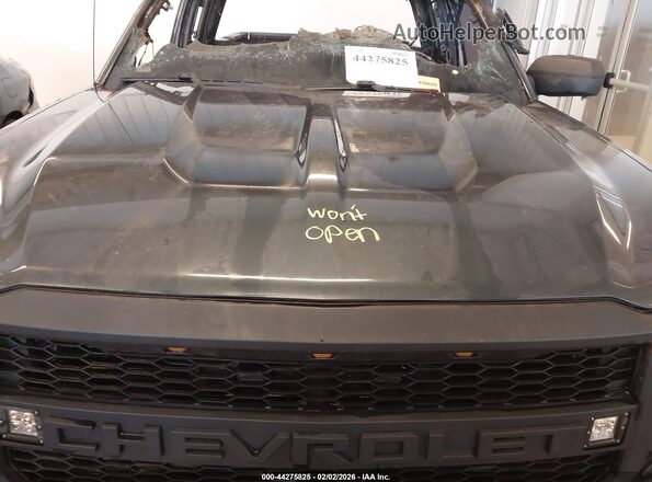 1GCVKREC8HZ373561 2017 CHEVROLET SILVERADO Gray Вид ззаду