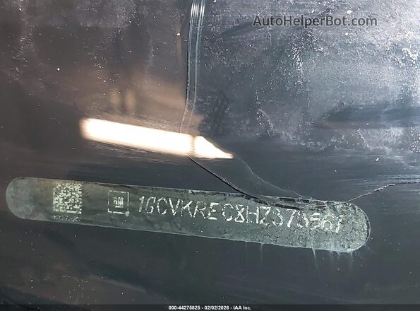 1GCVKREC8HZ373561 2017 CHEVROLET SILVERADO Gray Вид підкапотного простору