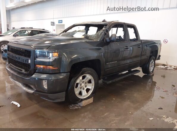 1GCVKREC8HZ373561 2017 CHEVROLET SILVERADO Gray Передня ліва чверть
