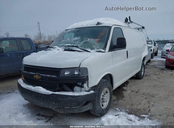 1GCWGAFP1S1204688 2025 CHEVROLET EXPRESS White Vista tres cuartos delantera izquierda