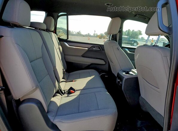 1GKENKRS6SJ239674 2025 GMC ACADIA Red Vista interior trasera
