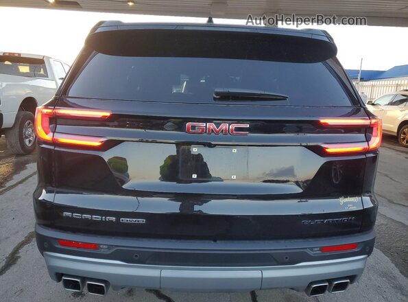 1GKENNRS4SJ127358 2025 GMC ACADIA Black უკანა ხედი