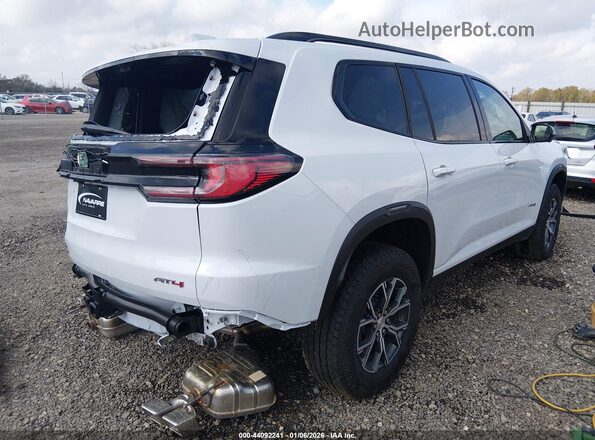 1GKENPKS0TJ194644 2026 GMC ACADIA White Trasero derecho