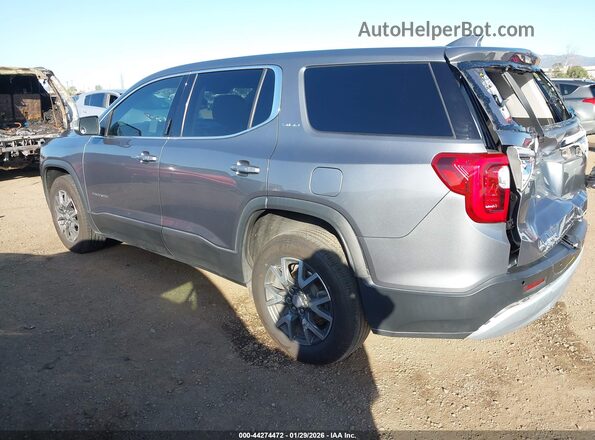 1GKKNKLA7MZ177385 2021 GMC ACADIA Серый Задняя левая четверть