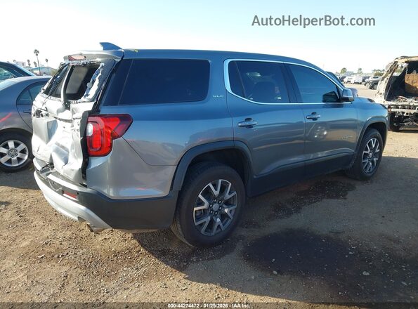 1GKKNKLA7MZ177385 2021 GMC ACADIA Серый Задняя правая четверть
