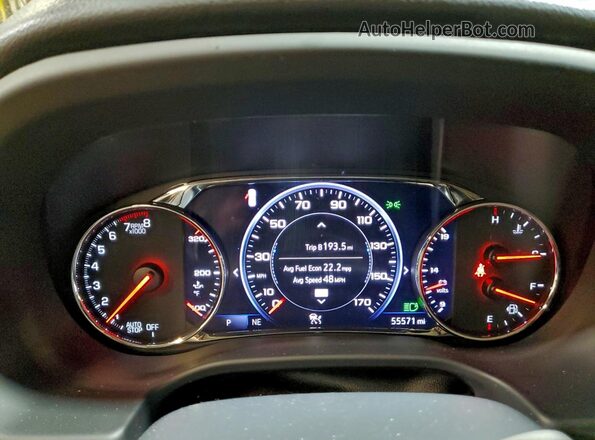 1GKKNXLS3NZ104196 2022 GMC ACADIA Белый Вид щитка приборов