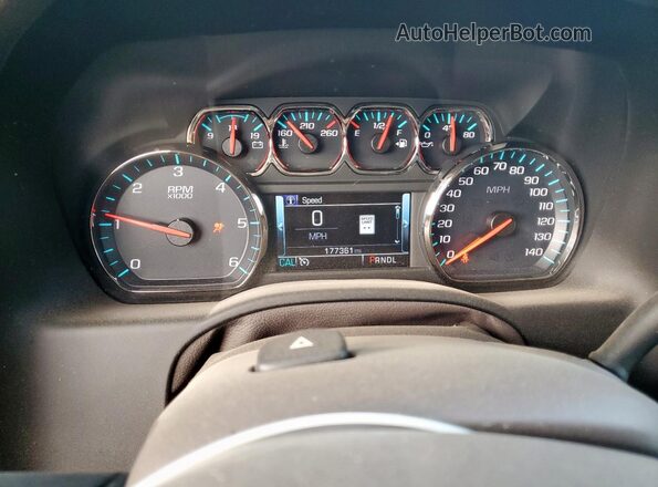 1GKS1BKC8LR139192 2020 GMC YUKON White Вид щитка приладів