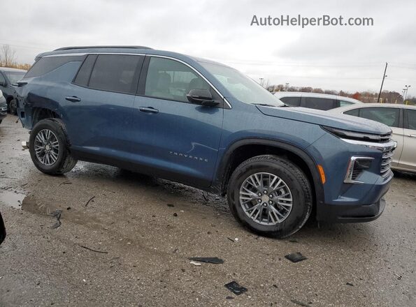 1GNERGKSXTJ112233 2026 CHEVROLET TRAVERSE Blue Delantero derecho
