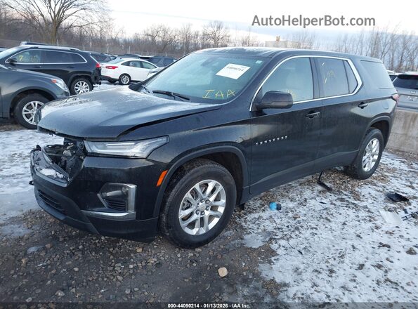 1GNETTKW7RJ139198 2024 CHEVROLET TRAVERSE Black Առջևի ձախ երեք քառորդ տեսարան