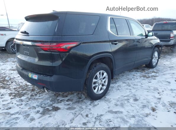 1GNETTKW7RJ139198 2024 CHEVROLET TRAVERSE Black Հետևի աջ