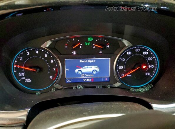 1GNEVGKWXPJ202521 2023 CHEVROLET TRAVERSE Brown Vista del cuadro de instrumentos