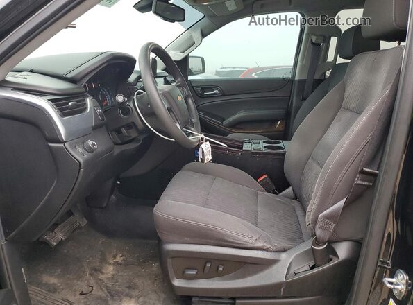1GNLCDEC5LR223320 2020 CHEVROLET TAHOE Black Widok wnętrza z przodu