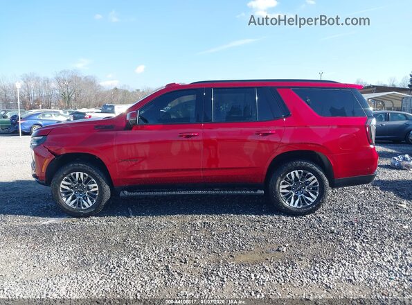 1GNS6PRD1SR215348 2025 CHEVROLET TAHOE Red Սալոնի 360 աստիճան տեսք