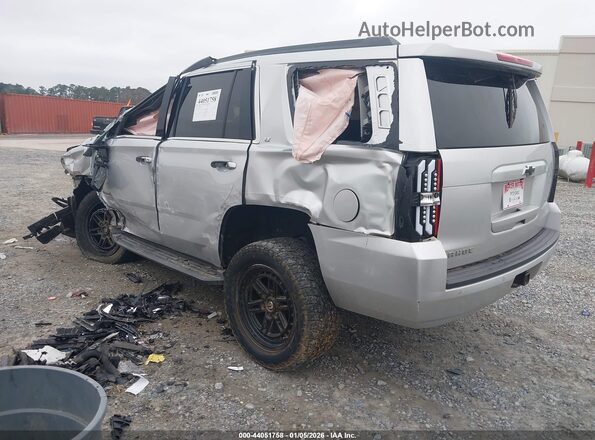 1GNSCBKC0GR127072 2016 CHEVROLET TAHOE Silver Tył lewy