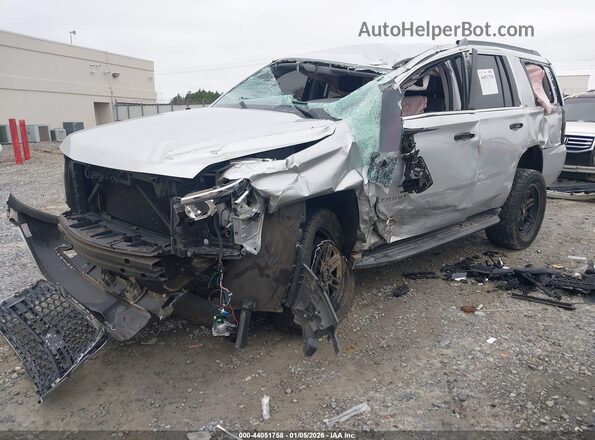 1GNSCBKC0GR127072 2016 CHEVROLET TAHOE Silver Widok z przodu
