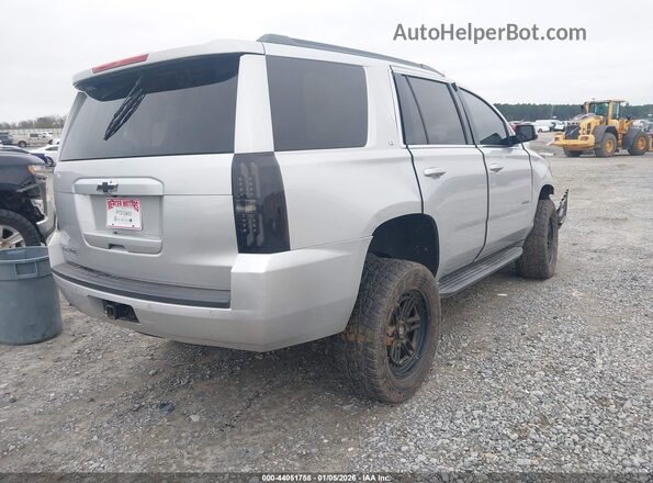 1GNSCBKC0GR127072 2016 CHEVROLET TAHOE Silver Tył prawy