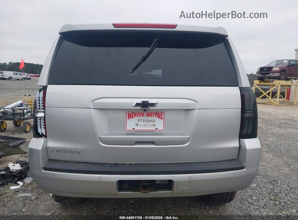1GNSCBKC0GR127072 2016 CHEVROLET TAHOE Silver 