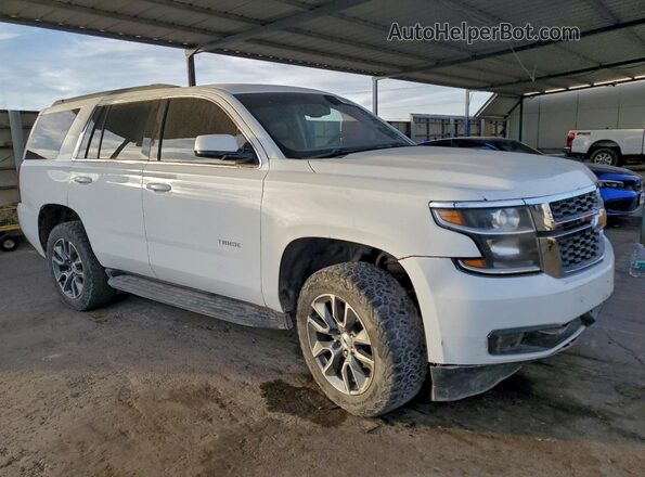 1GNSCBKC0LR182146 2020 CHEVROLET TAHOE White Front right