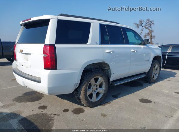 1GNSCBKC6GR210201 2016 CHEVROLET TAHOE Белый Задняя правая четверть