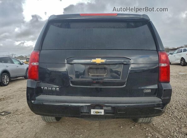 1GNSCBKC7GR162496 2016 CHEVROLET TAHOE Black Rear view