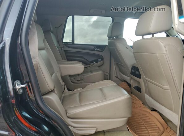 1GNSCBKC7GR162496 2016 CHEVROLET TAHOE Black Rear seats view