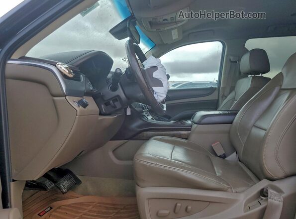 1GNSCBKC7GR162496 2016 CHEVROLET TAHOE Black Front interior view