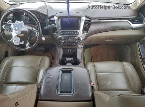 1GNSCBKC7GR162496 2016 CHEVROLET TAHOE Black Dashboard view