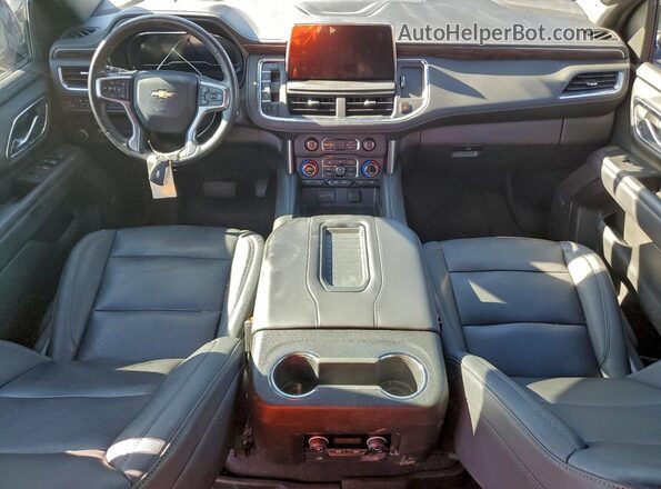 1GNSCCKD2NR342075 2022 CHEVROLET SUBURBAN Black წინა პანელის ხედი
