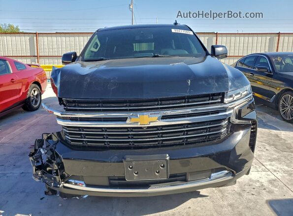 1GNSCCKD2NR342075 2022 CHEVROLET SUBURBAN Black წინა ხედი