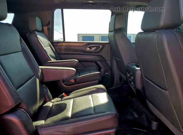 1GNSCCKD2NR342075 2022 CHEVROLET SUBURBAN Black უკანა სალონის ხედი