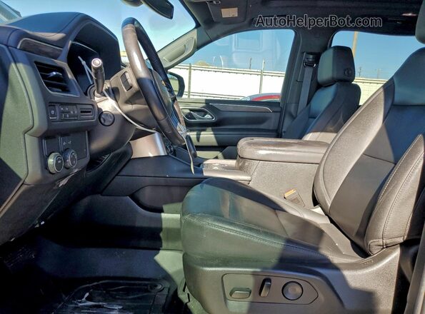 1GNSCCKD2NR342075 2022 CHEVROLET SUBURBAN Black წინა სალონის ხედი