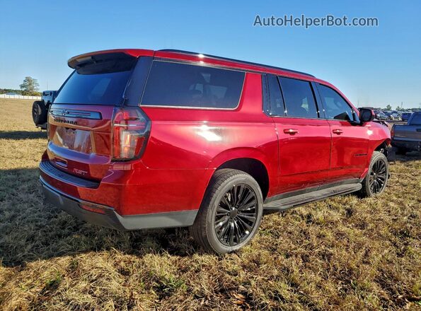 1GNSCEKD3MR245400 2021 CHEVROLET SUBURBAN Red უკანა მარჯვენა