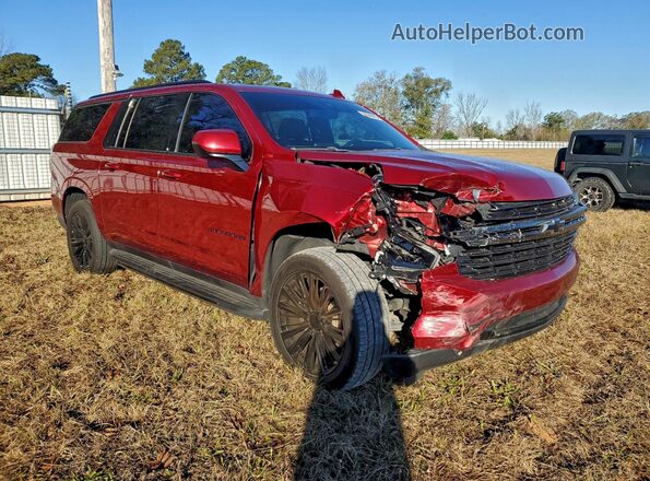 1GNSCEKD3MR245400 2021 CHEVROLET SUBURBAN Red წინა მარჯვენა