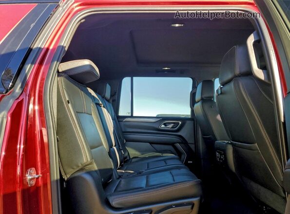 1GNSCEKD3MR245400 2021 CHEVROLET SUBURBAN Red უკანა სალონის ხედი