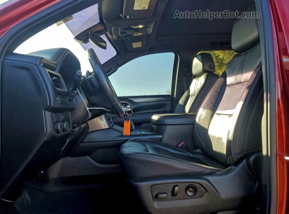 1GNSCEKD3MR245400 2021 CHEVROLET SUBURBAN Red წინა სალონის ხედი