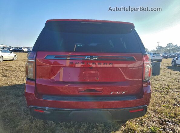 1GNSCEKD3MR245400 2021 CHEVROLET SUBURBAN Red უკანა ხედი