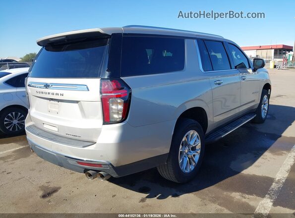1GNSCFKD7MR492702 2021 CHEVROLET SUBURBAN Beige Trasero derecho