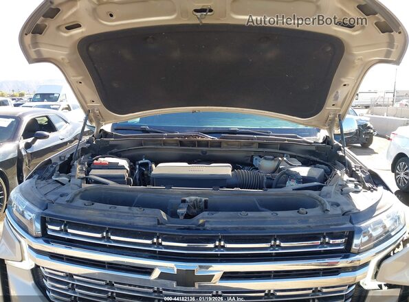 1GNSCFKD7MR492702 2021 CHEVROLET SUBURBAN Beige Vista trasera