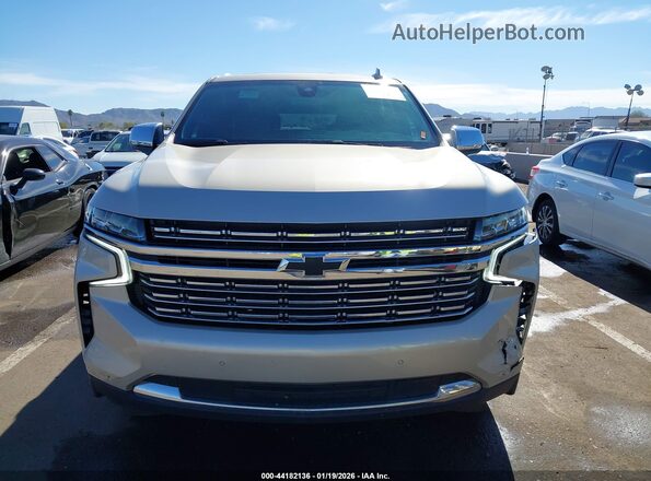 1GNSCFKD7MR492702 2021 CHEVROLET SUBURBAN Beige Vista del cuadro de instrumentos