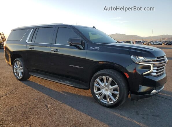 1GNSCGKLXMR432250 2021 CHEVROLET SUBURBAN Black Przód prawy
