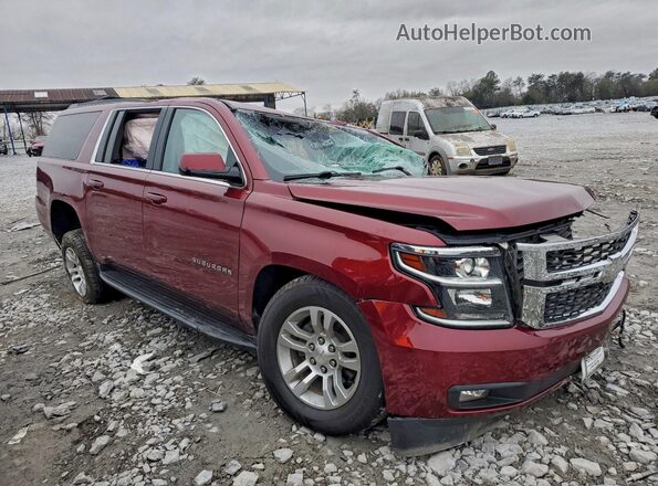 1GNSCHKC8LR199232 2020 CHEVROLET SUBURBAN Burgundy Delantero derecho