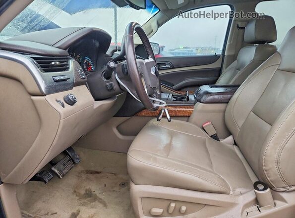1GNSCJKC0GR324320 2016 CHEVROLET SUBURBAN Brown წინა სალონის ხედი