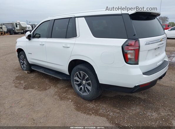 1GNSCMKD1NR146053 2022 CHEVROLET TAHOE White Задня ліва чверть