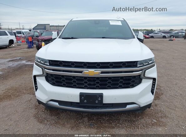 1GNSCMKD1NR146053 2022 CHEVROLET TAHOE White Вид щитка приладів