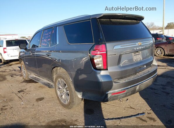 1GNSCNKD9MR427263 2021 CHEVROLET TAHOE Gray Trasero izquierdo