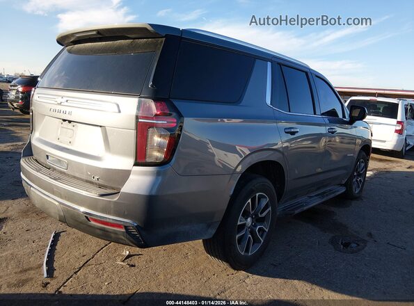1GNSCNKD9MR427263 2021 CHEVROLET TAHOE Gray Trasero derecho