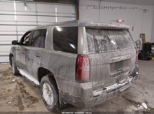 1GNSKBKC1KR237138 2019 CHEVROLET TAHOE Серый Задняя левая четверть