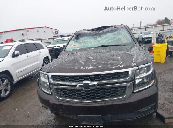 1GNSKBKC6LR202029 2020 CHEVROLET TAHOE Brown Սարքավորումների վահանակի տեսք